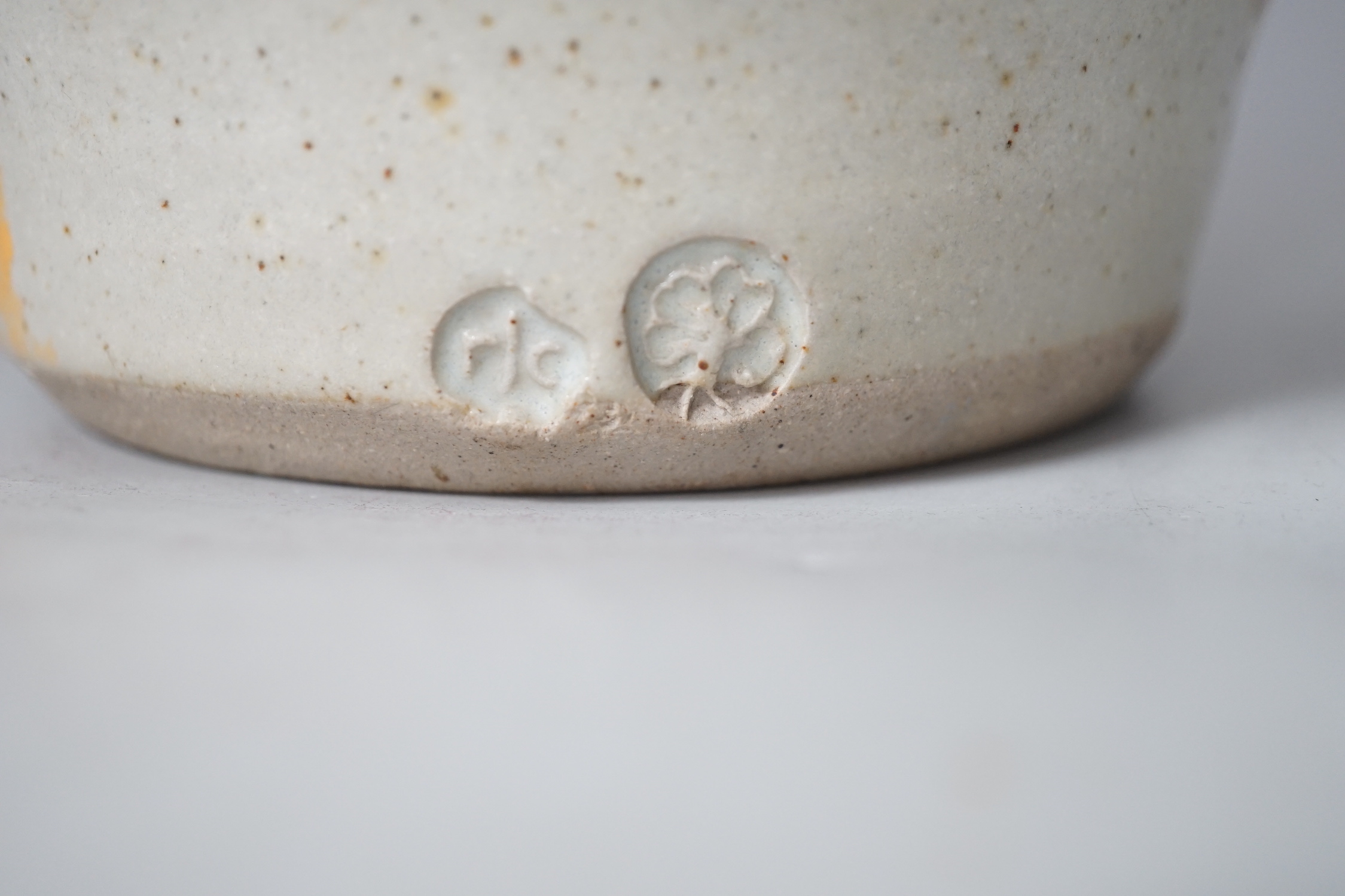 A Roger Cockram Studio pottery jug, 31cm high